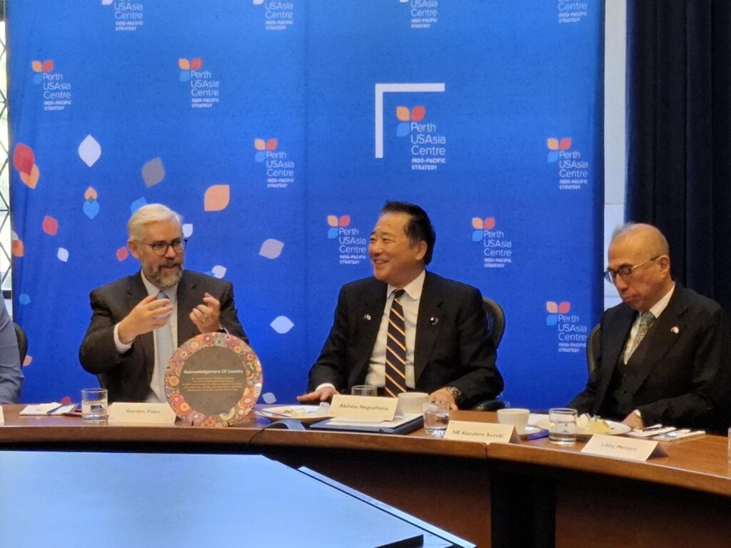 ゴードン・フレーク パース米国アジアセンター所長等とのラウンドテーブル会議